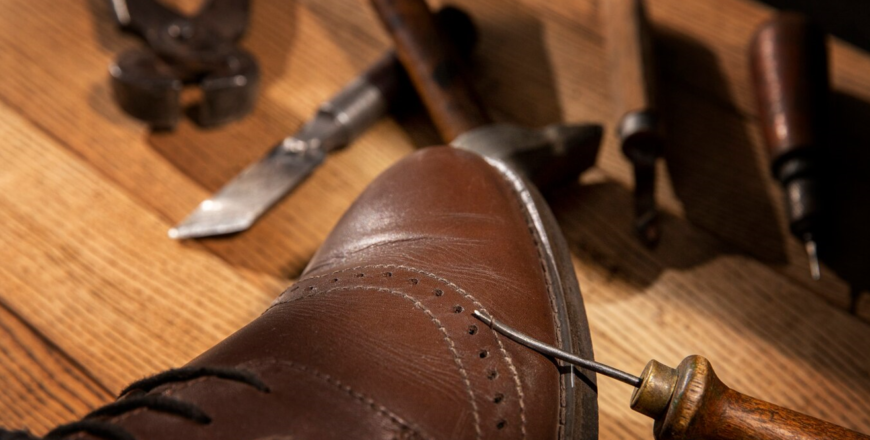 Footwear making